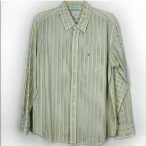 American Eagle Button Front Shirt Size Large